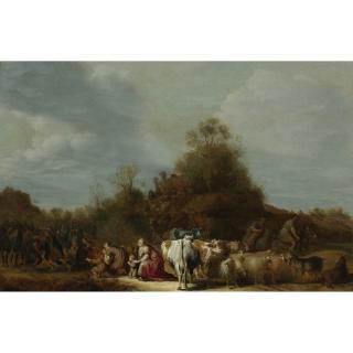 Gerrit Claesz. Bleker - The Meeting Of Jacob And Esau