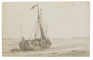 Gerrit Groenewegen - A Boat On The Shore