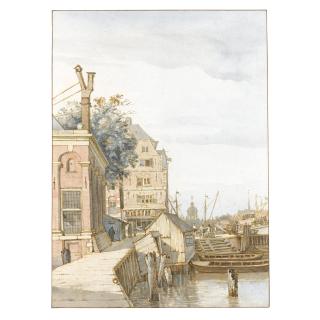 Gerrit Lamberts - The Schuitenvoerdersstijger At The Kamperhoofd