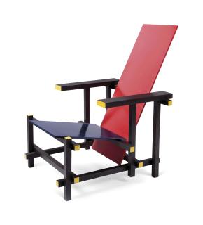 Gerrit Rietveld - Rood-Blauwe Stoel (Red-Blue Chair)
