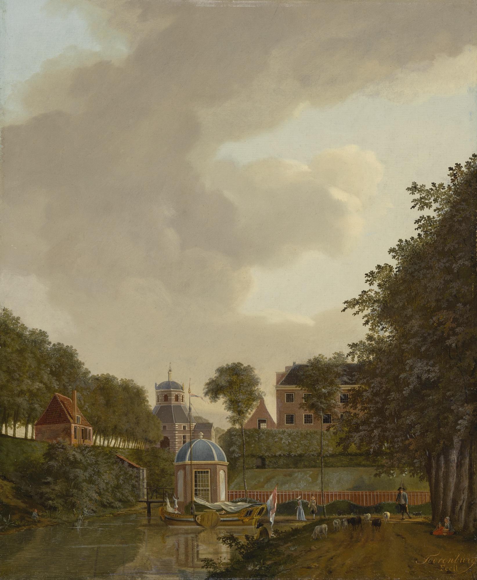 Gerrit Toorenburgh - Utrecht, A View Of The Wittevrouwenpoort With The Suikerhuis
