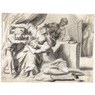 Gerrit Van Honthorst - Samson And Delilah