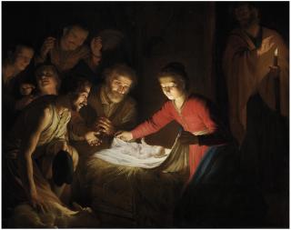 Gerrit van Honthorst - The Adoration of the Shepherds
