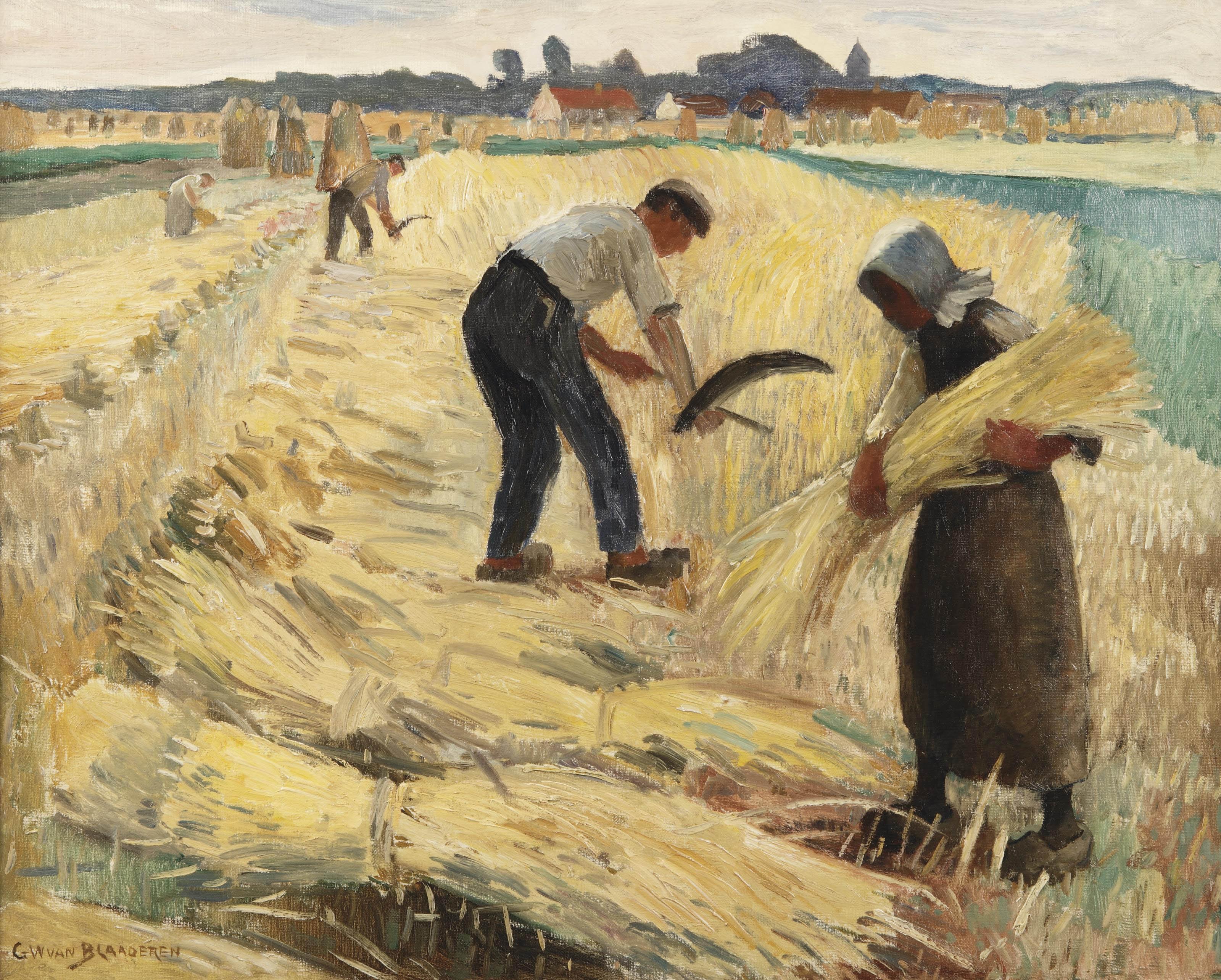 Gerrit Willem van Blaaderen - The harvest