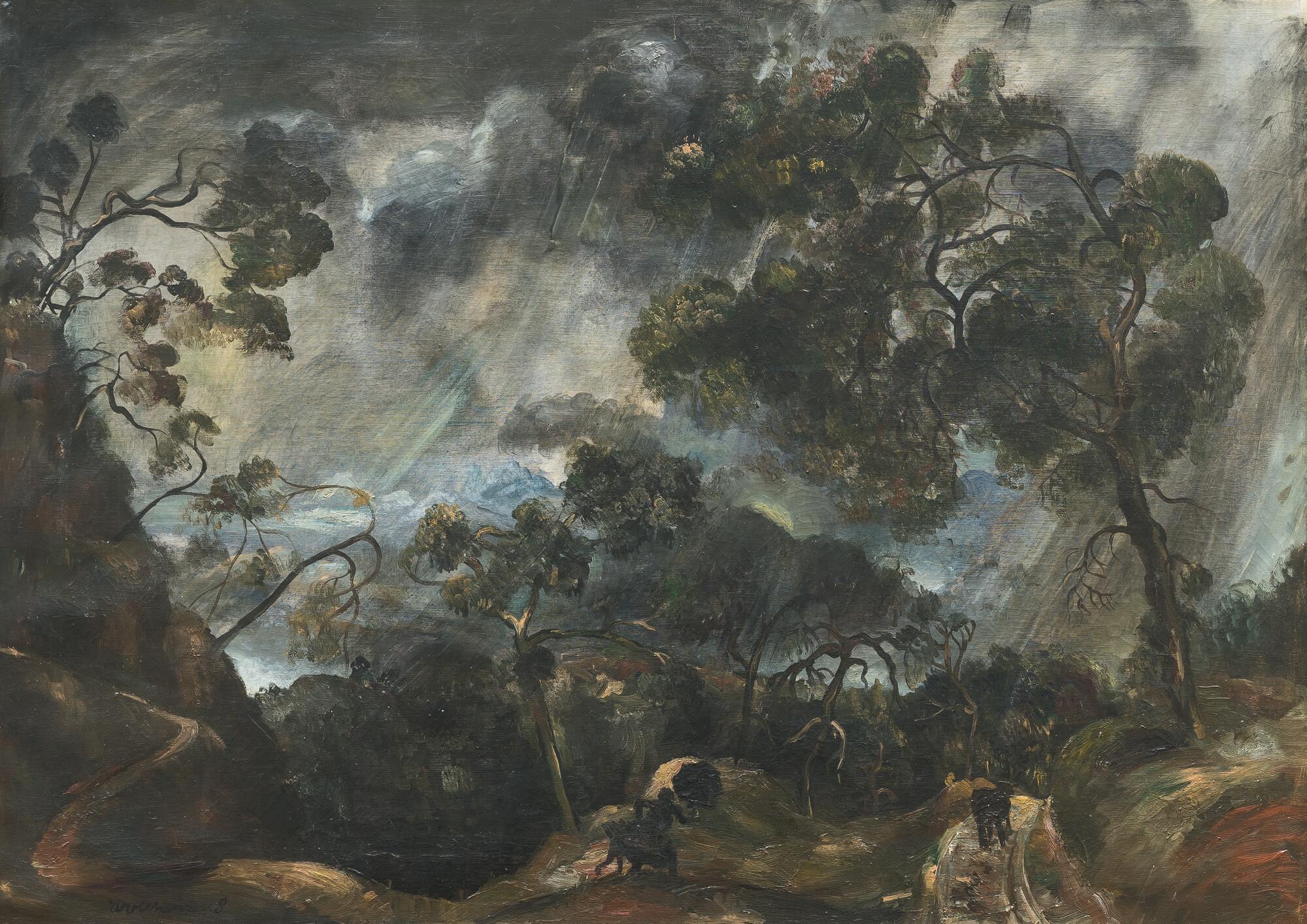 Gert H. Wollheim - Gewitterlandschaft (Regenlandschaft)