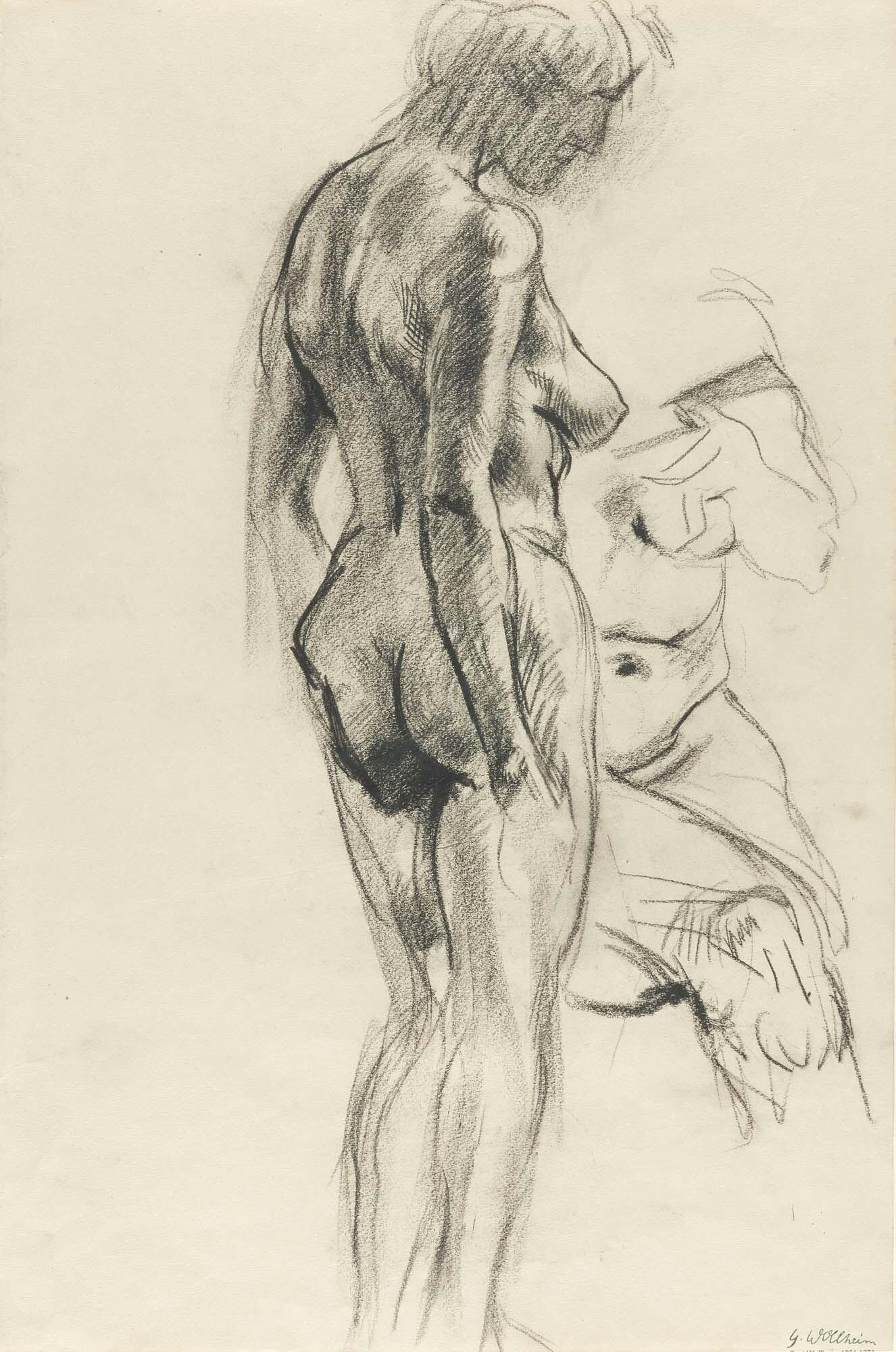 Gert H. Wollheim - Stehender weiblicher Akt.