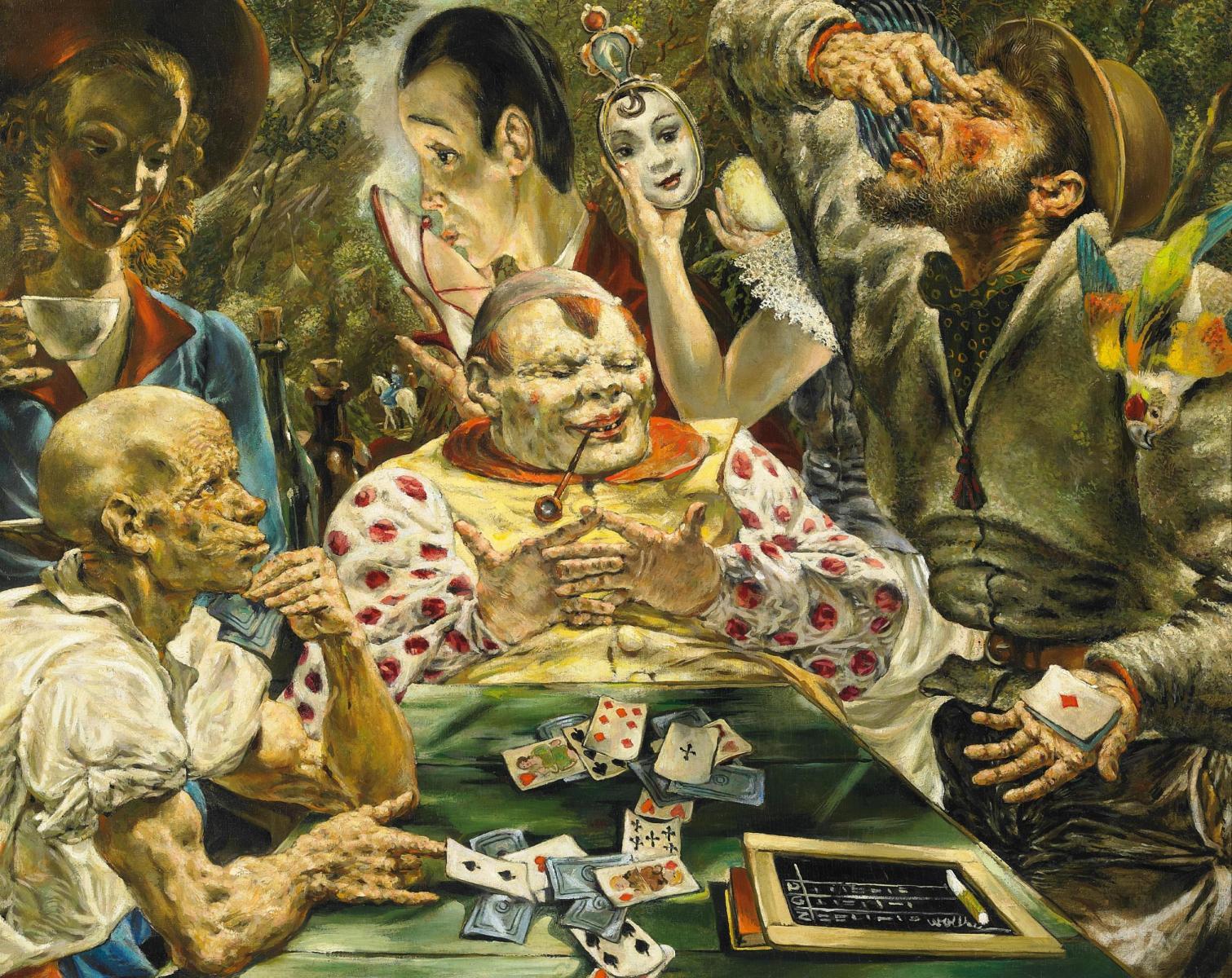 Gert Heinrich Wollheim - Die Kartenspieler.