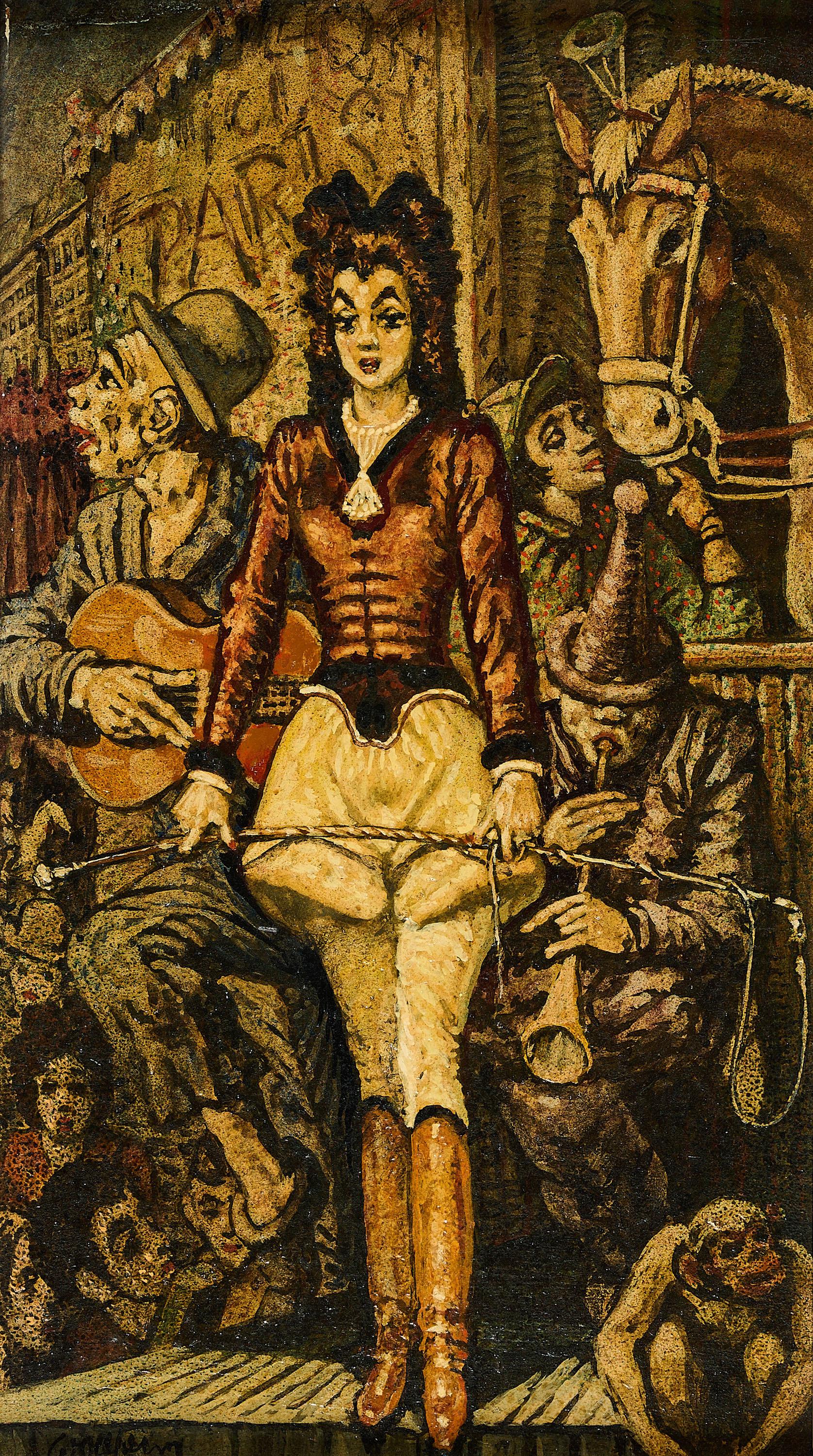 Gert Heinrich Wollheim - Zirkusszene.