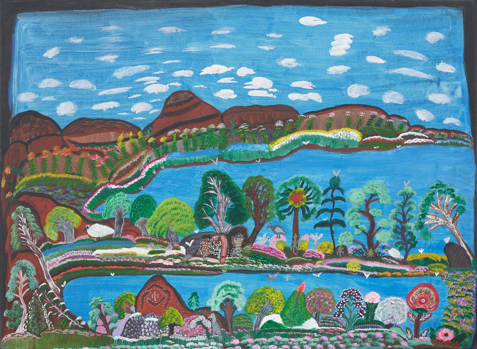 Gertie Huddleston - Untitled (Ngukurr Landscape), 2000