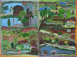Gertie Huddleston - Untitled (Ngukurr Landscape)