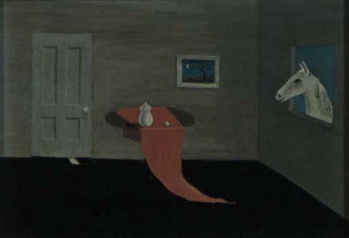 Gertrude Abercrombie - Surrealist study of a kitchen