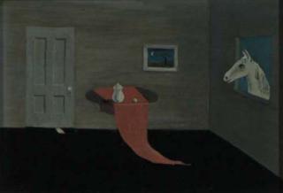 Gertrude Abercrombie - Surrealist study of a kitchen