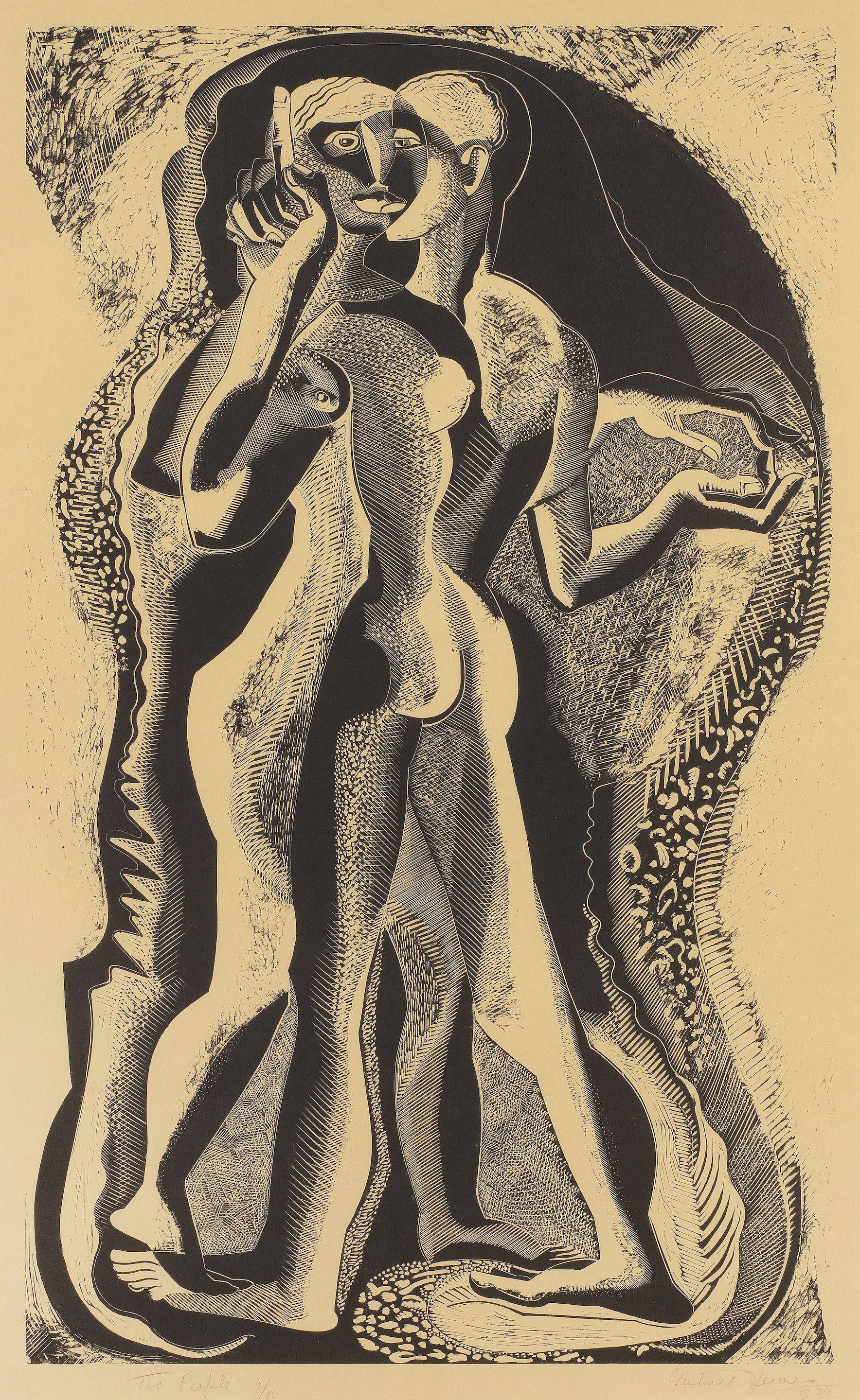 Gertrude Hermes R.A. - Two People