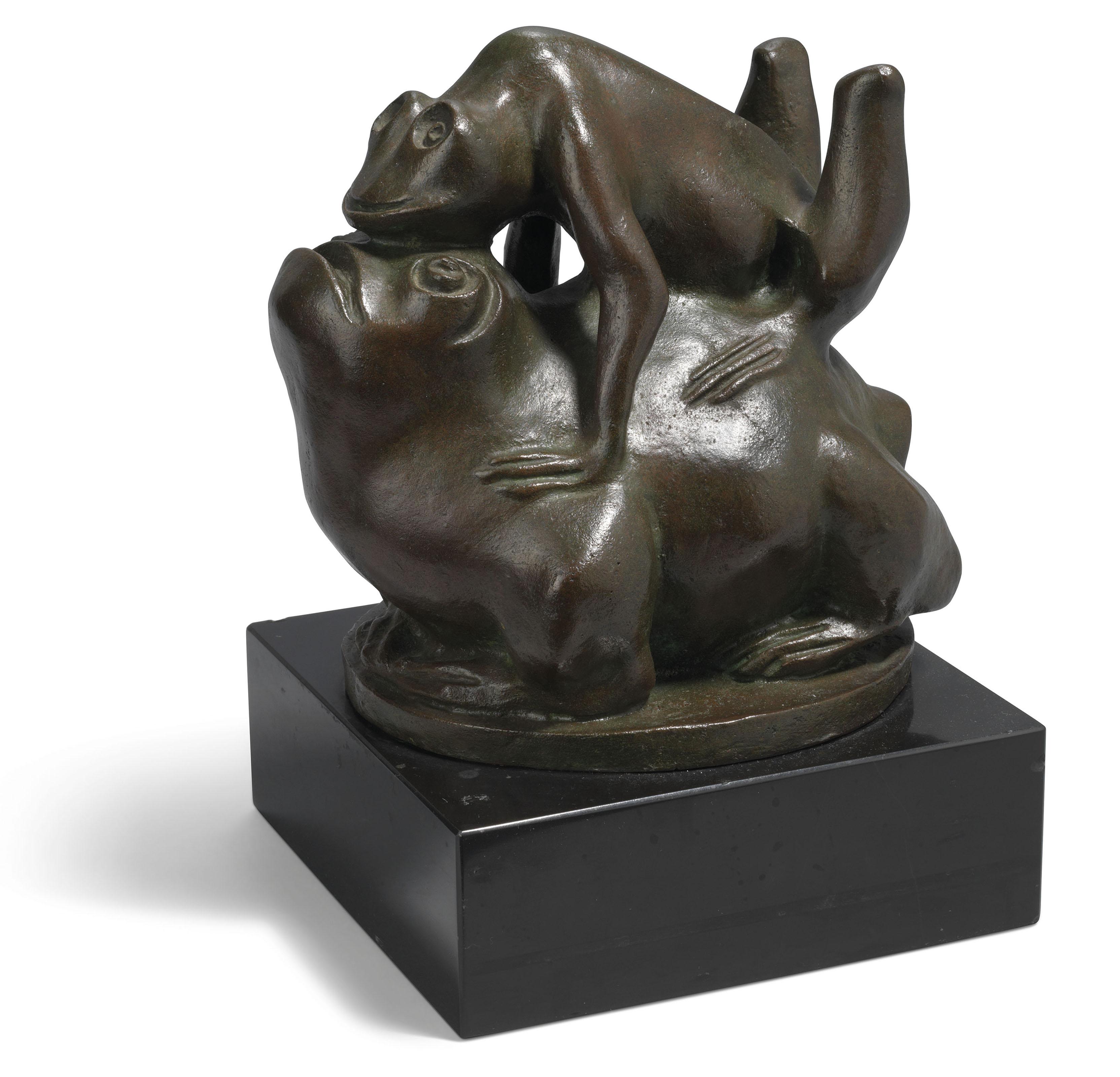 Gertrude Hermes - Two Frogs (Copulating)