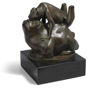 Gertrude Hermes - Two Frogs (Copulating)