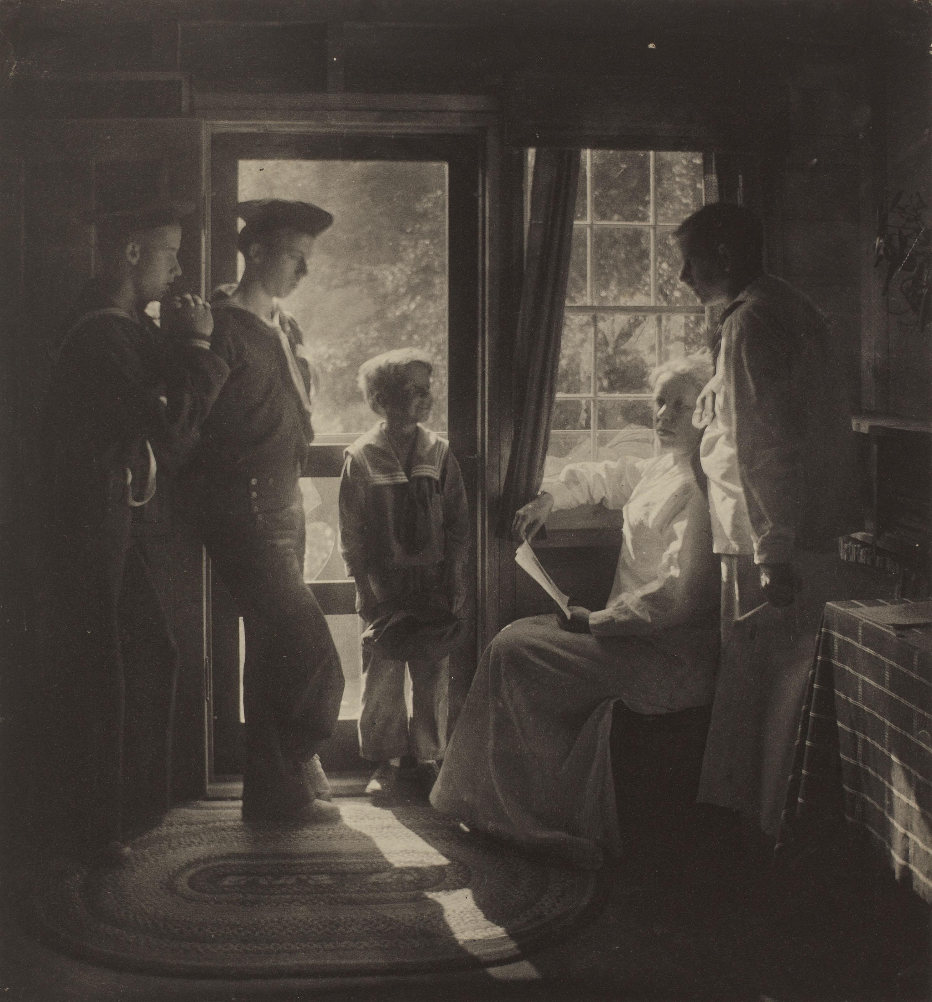 Gertrude Käsebier - Sunshine in the House (Clarence H. White and family), 1913