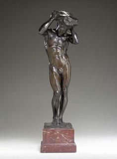 Gertrude Vanderbilt Whitney - Male Nude Holding a Rock