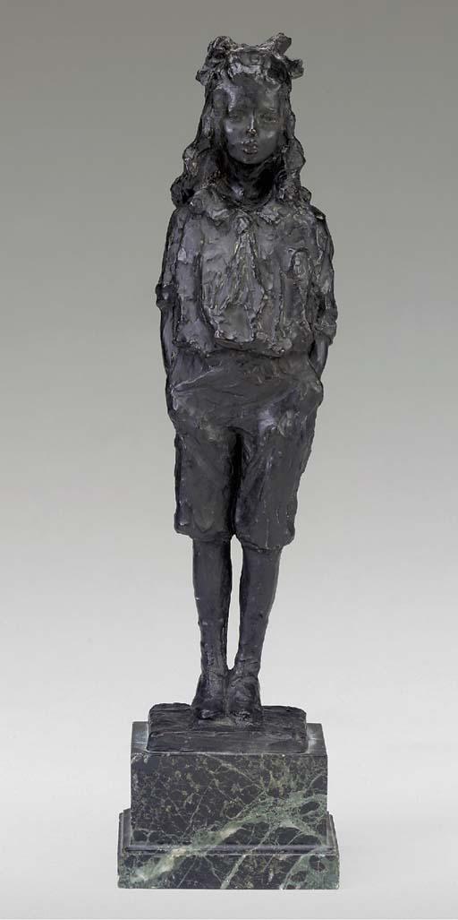 Gertrude Vanderbilt Whitney - \'Wallflower, A Portrait of Barbara Whitney\'