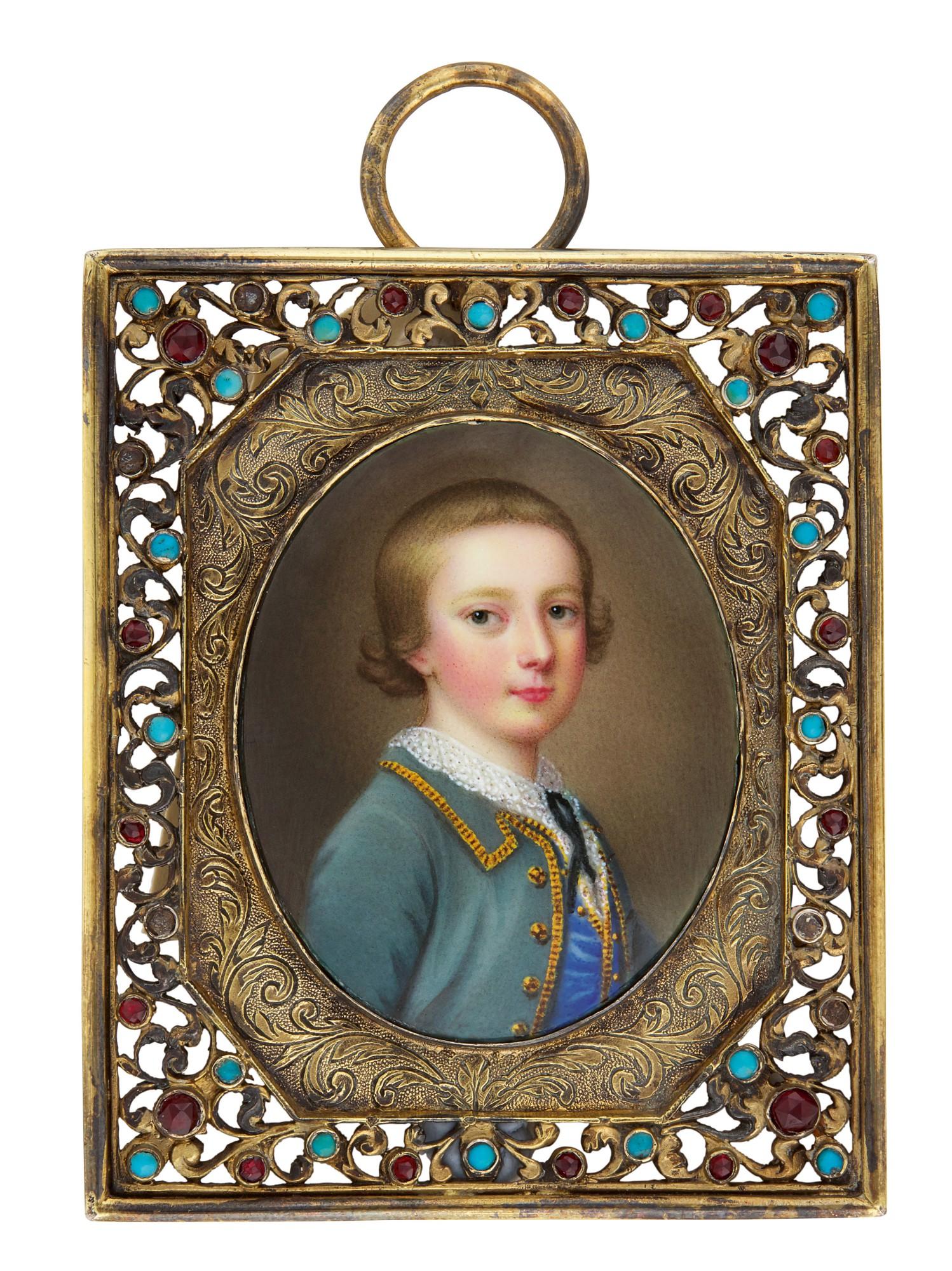Gervase Spencer - Portrait Of A Young Boy, Circa 1750