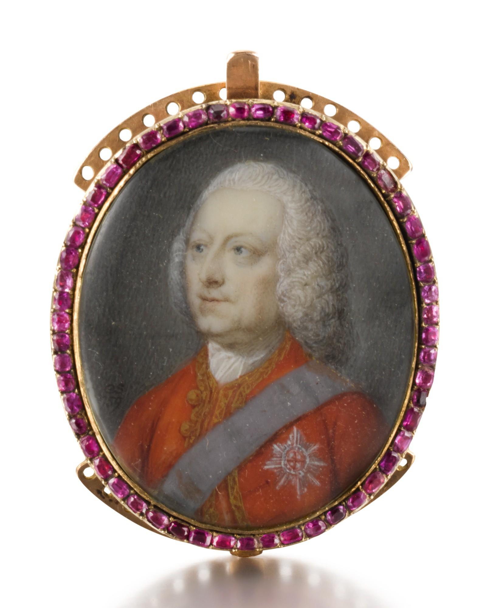 Gervase Spencer - Portrait Of King George Ii (1683-1760)