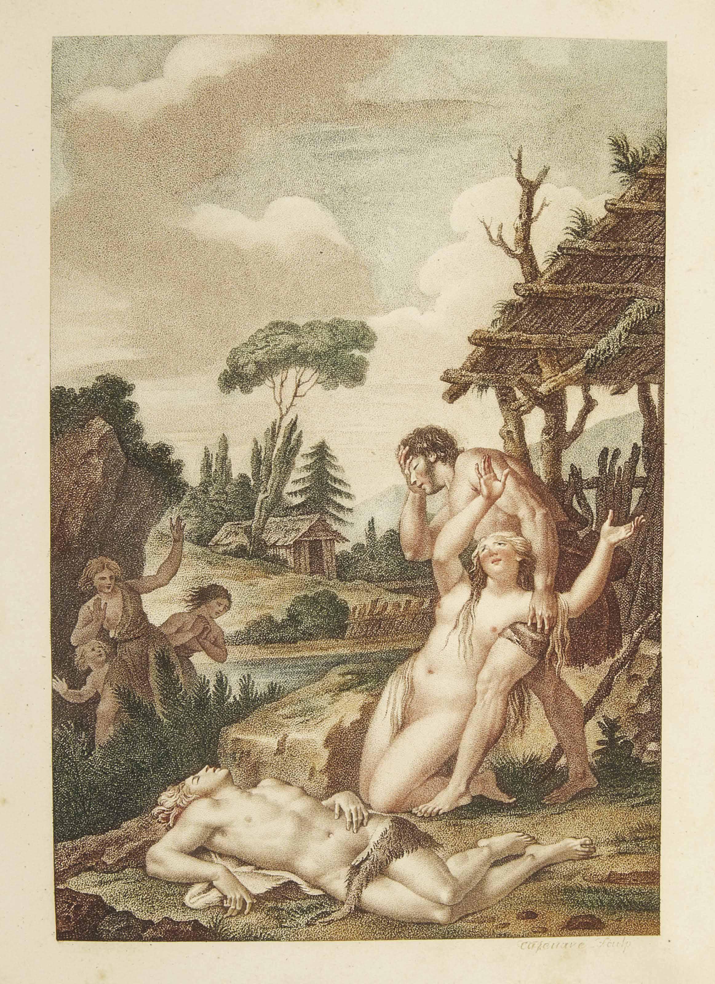 Gessner, Salmomon - La Mort d\'Abel