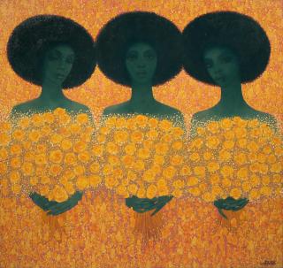 Getahun Assefa Balcha - Yellow Flowers, 2020