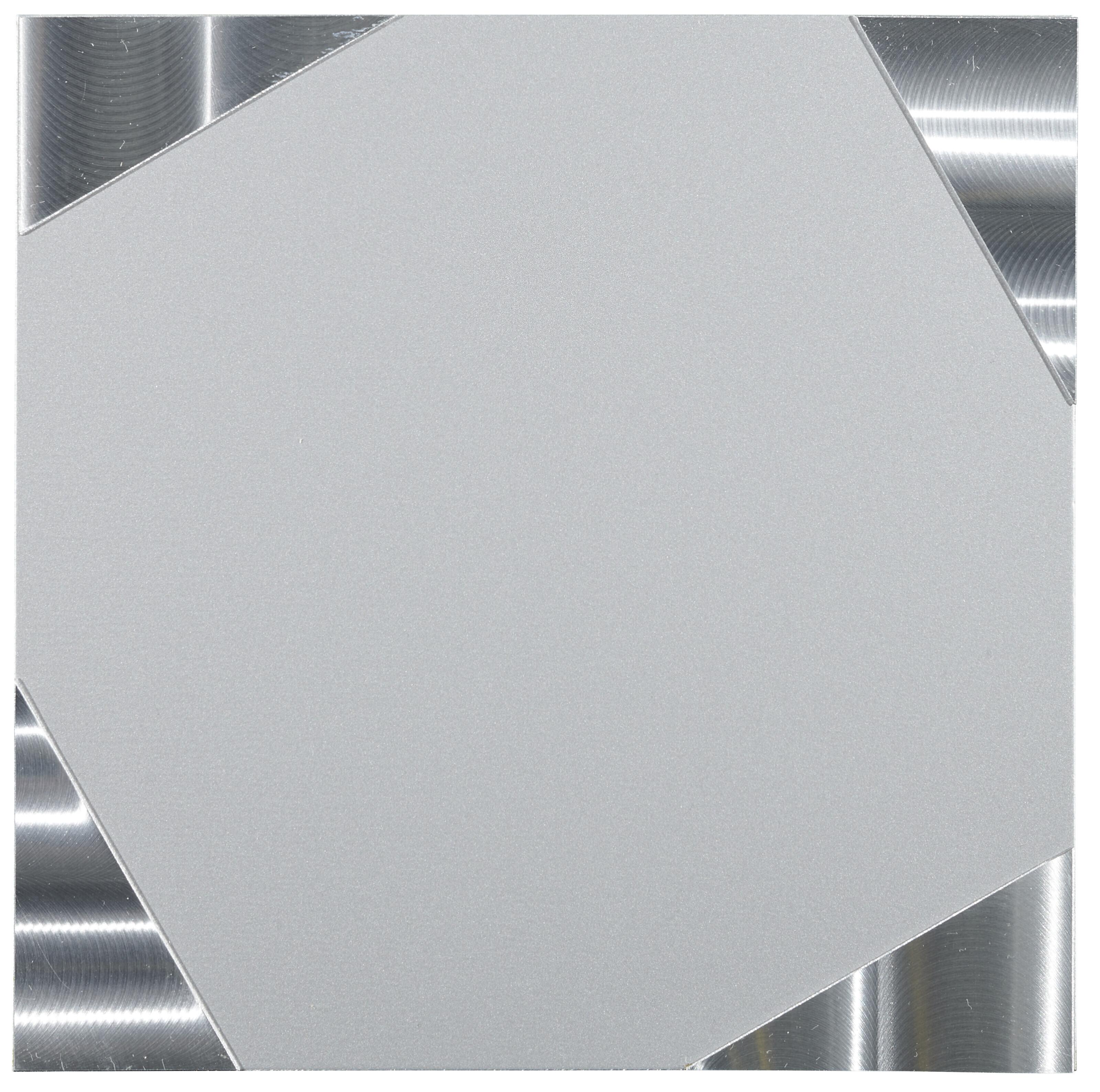 Getulio Alviani - Studio per superficie a testura vibratile - Rotazione di triangoli di due linee luce - Ottagono