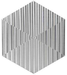 Getulio Alviani - Superficie A Testura Vibratile. Esagono Ii 72071