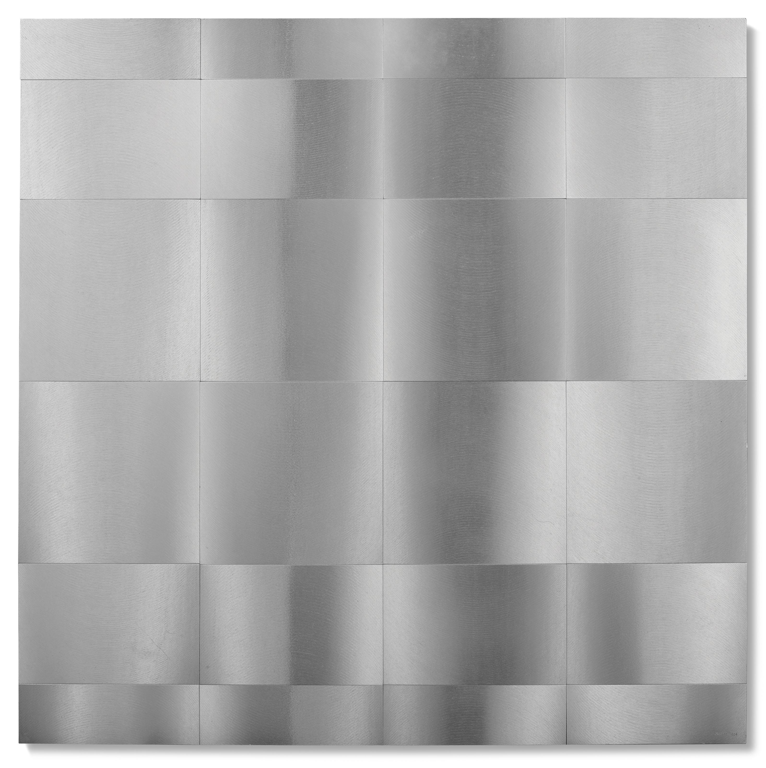 Getulio Alviani - Superficie a testura vibratile n°7024