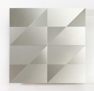 Getulio Alviani - Superficie a testura vibratile satinata - studio 1974