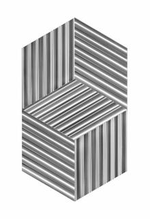 Getulio Alviani - Supertificie A Testura Vibratile - Due Cubi Virtuali