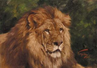 Geza Vastagh - The head of a lion