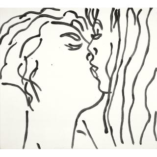 Ghada Amer - Black Kiss