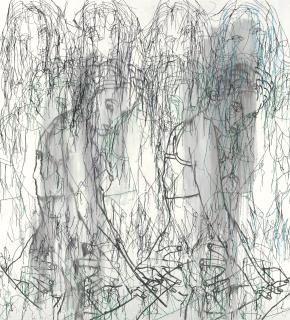 Ghada Amer - Eight Women in Black & White