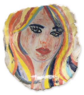 Ghada Amer - Girl With Red Hair