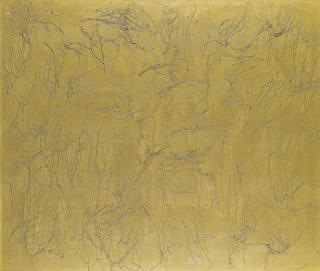Ghada Amer - Golden Stripes
