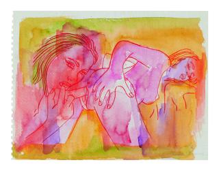 Ghada Amer - Miley And Mandy