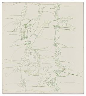 Ghada Amer - Untitled 1 - Grille Verte