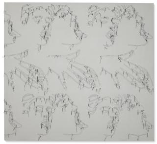 Ghada Amer - Untitled (Le Cri) (Untitled (The Scream))