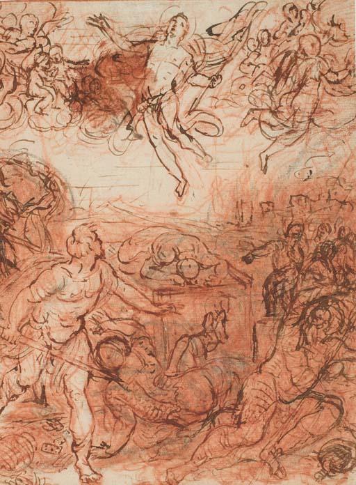 Giacinto Calandrucci - La Résurrection du Christ