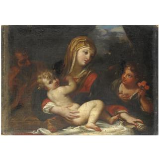 Giacinto Calandrucci - Sacra Famiglia Con San Giovannino