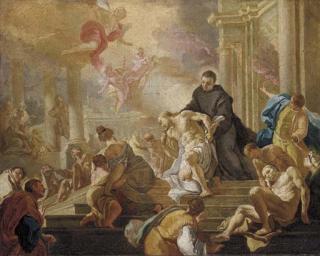 Giacinto Diana - A scene from the life of Saint Giovanni di Dio