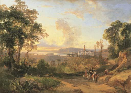 Giacinto Gigante - Tramonto a Bacoli