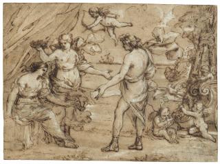 Giacinto Gimignani - Bacchus discovering Ariadne on Naxos