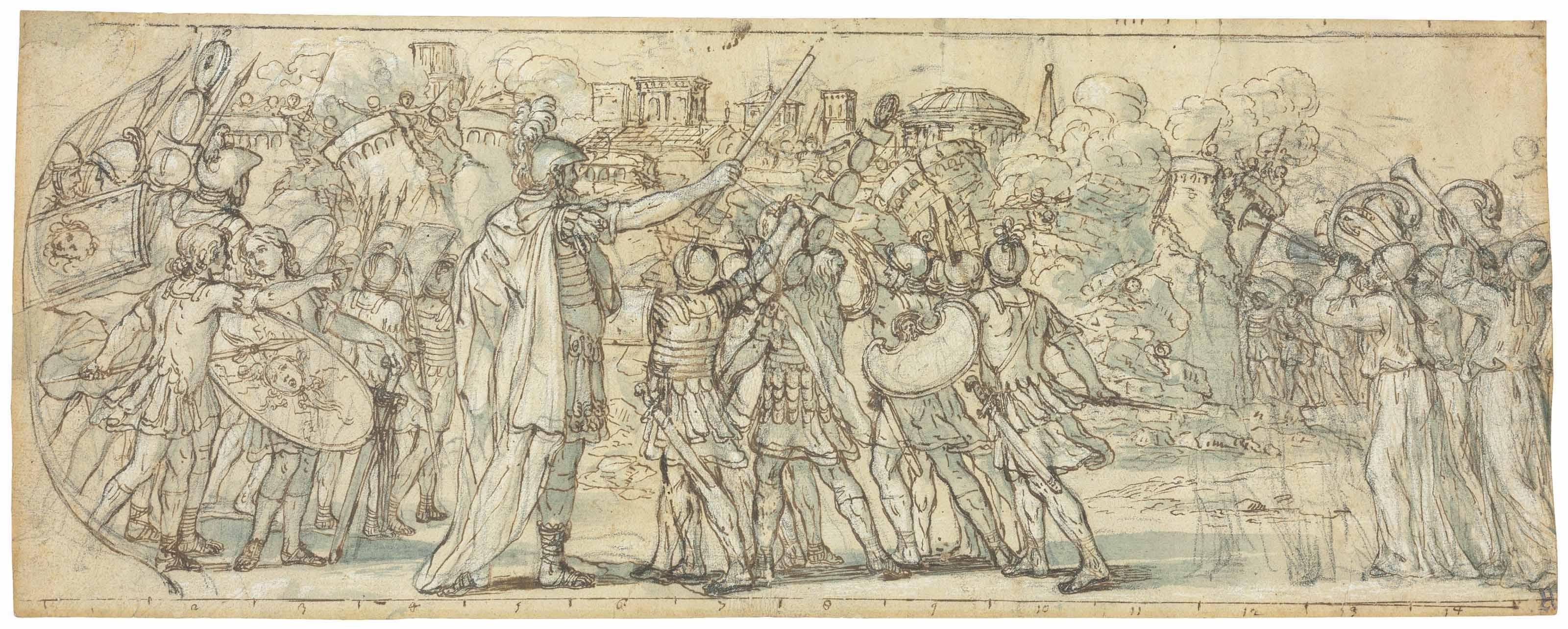 Giacinto Gimignani - Joshua at the gates of Jericho