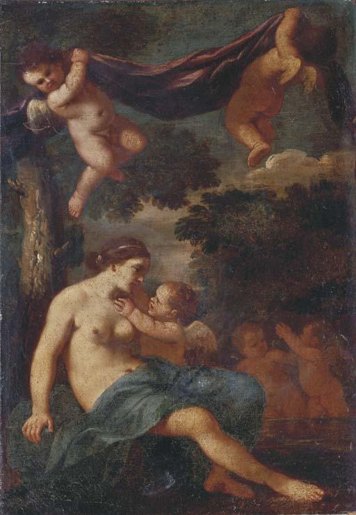 Giacinto Gimignani - Venus And Cupid With Putti
