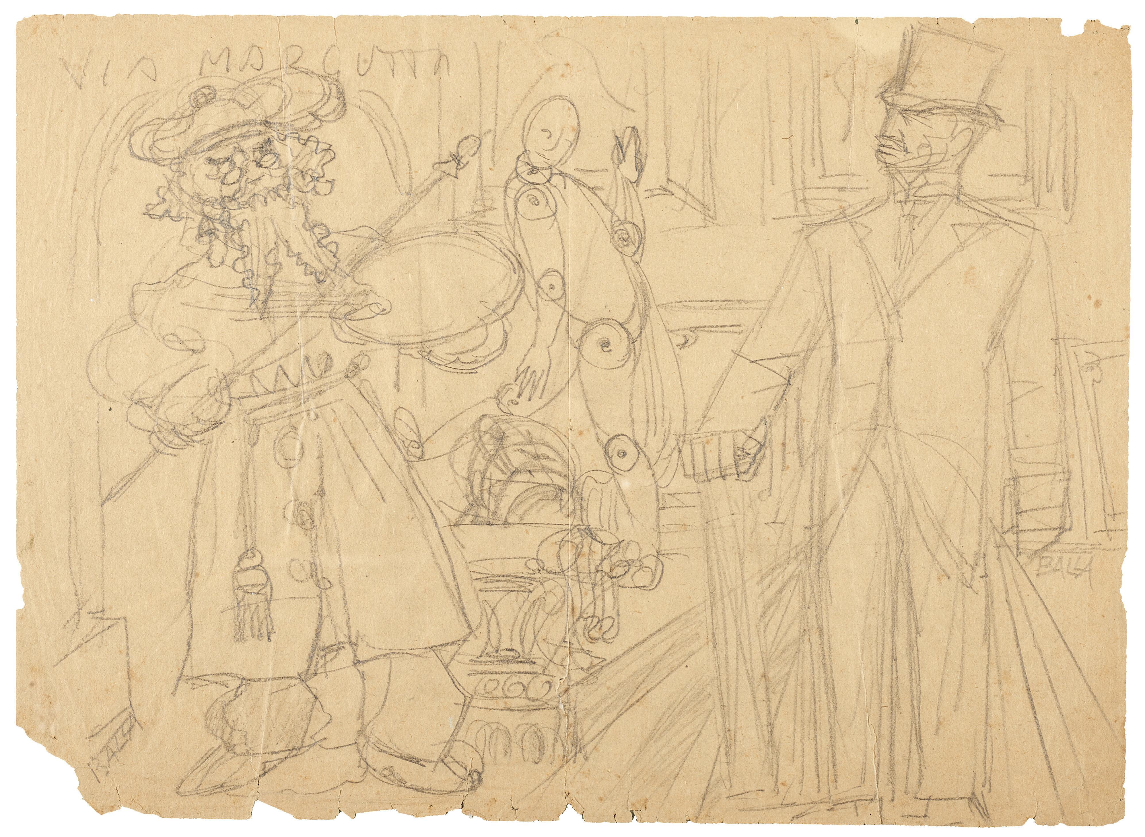 Giacomo Balla - Allegoria delle Arti: Mussolini a via Margutta