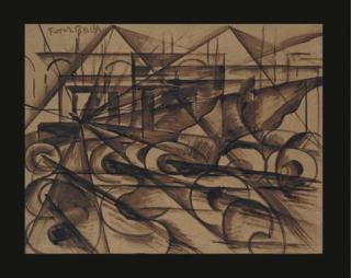 Giacomo Balla - Automobile In Corsa, Velocità N. 1