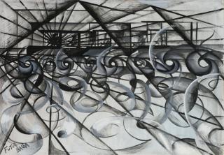 Giacomo Balla - Automobile In Corsa