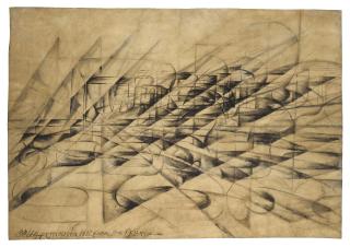 Giacomo Balla - Disgregazione X Velocità, Penetrazione Dinamiche D\'Automobile